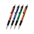 Lobo  Push Action Retractable Pen w/ Bowed Clip